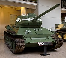 T-34-85 tank on display Russian T38 - 85 (6264920102).jpg