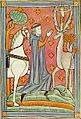 Sankt Eustachius, fra engelsk manuskript fra 1200-tallet.