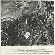 Orfeu nos Infernos, data desconhecida, óleo sobre tela, 55,0 x 65,5 cm. Publicado na revista Portugal Futurista, 1917, p. 7