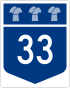 Highway 33 shield