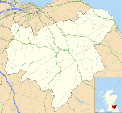 Mapa de localización de Scottish Borders