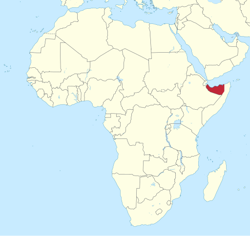 Somaliland in Africa (-mini map -rivers)