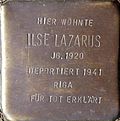 Stolperstein für Ilse Lazarus (Klettenberggürtel 13)