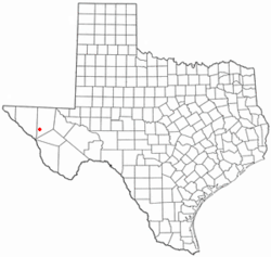 موقعیت Van Horn, Texas