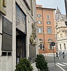 The entrance of the Philippine Embassy to the Holy See facing the Vatican