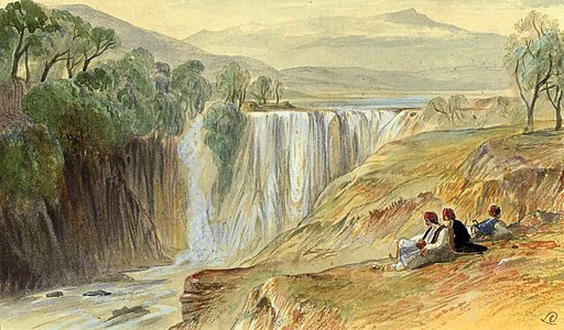 The falls of the Kalama, Albania, 1851