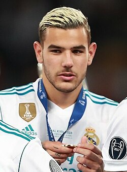 Theo Hernández a Real Madrid színeiben 2018-ban