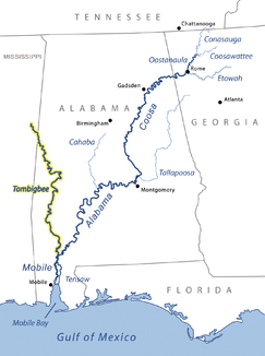 Koord faan a Tombigbee Struum uun Alabama