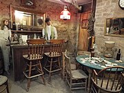 Gambling Parlor in the basement of the Bird Cage Theatre.