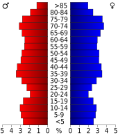 Bevolkingspiramide Pasco County