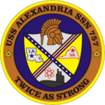 USS Alexandria SSN-757 Crest.png