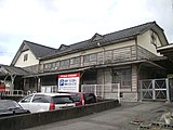 駅移転時に建築された木造駅舎