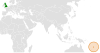 Location map for the United Kingdom and Vanuatu.