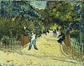 Van Gogh - Entrada do Jardim Público em Arles, 1888. Coleção Phillips.