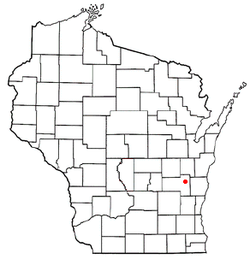 Location of Mount Calvary, Wisconsin