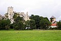 View of the ruins from the south