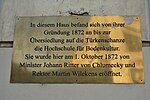 Hochschule für Bodenkultur - Gedenktafel