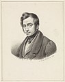 zelfportret door Louis Henri de Fontenay overleden in 1850