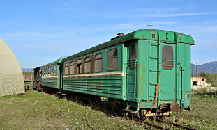 Passenger cars PV40, station Chernigovskoye