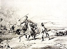 "La steppa brucia. Episodio dalla guerra caucasica", 1840.