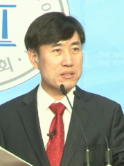 Member of the National Assembly Ha Tae-keung from Busan