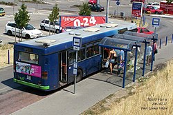 4-es busz a Váci úti Tesco áruháznál