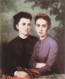 Albertina und Helene Luyken (Landfort, 1870).