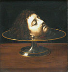 Голова Иоанна Крестителя. 1507. Дерево, масло. Лувр, Париж
