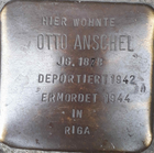 Stolperstein für Otto Anschel