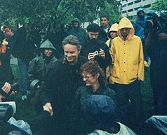 Tim Robbins and Susan Sarandon at 17th and I Sts.