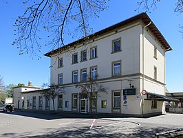Het station Bahnhof Kaufering