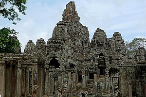 Bayonne temple, Angkor Thom, Siem Reap, Cambod...