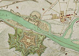 Brückenkopf Festung Hüningen 1796–1797 und die ehemalige „Schusterinsel“ bei Kleinhüningen