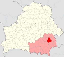 Distretto di Buda-Kašalëva – Localizzazione