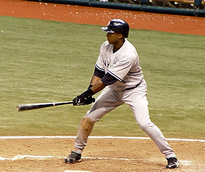 Bernie Williams at the plate, His Birthday, Se...