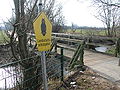 Die Mühlenaubrücke am Bosselwisch