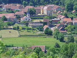 A general view of Sainte-Colombe-en-Auxois
