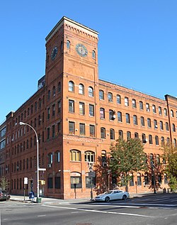 The Clock Tower, former factory now serving residential and commercial tenants