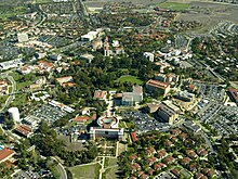 UC Irvine was founded and had its campus built out in the 1960s. Campus of the University of California, Irvine (aerial view, circa 2006).jpg