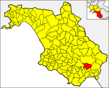 Localisation de Caselle in Pittari