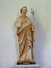 Statue de saint Joseph dans la chapelle Sainte-Camille de Chevigny.
