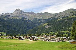 Skyline of Crest-Voland