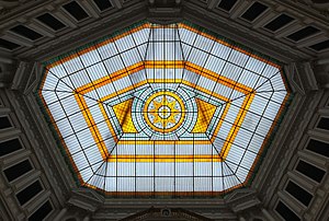 Glass roof of the Warsaw Polytechnic