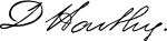 Дэвид Хартли signature.svg