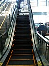 escalator in YVR food court