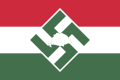 匈牙利國家社會主義農工黨（英語：Hungarian National Socialist Agricultural Labourers' and Workers' Party）黨旗（1932年至1933年）