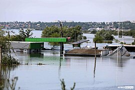 Затоплення на Херсонщині внаслідок підриву Каховської ГЕС