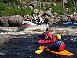 Forsränning i Västerdalälven