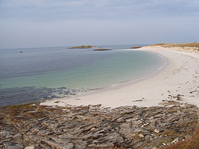 Plage de l'île Saint-Nicolas