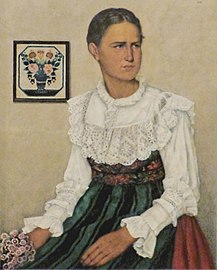 Portrait de jeune fille alsacienne (1938)